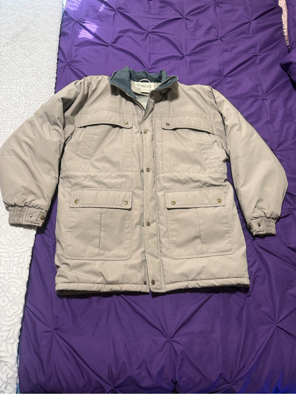 Vintage Windbreaker Brand Men's M Parka Jacket